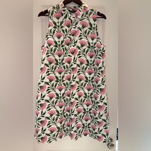 Vineyard Vines Poplin Popover Floral Dress Sz Large.